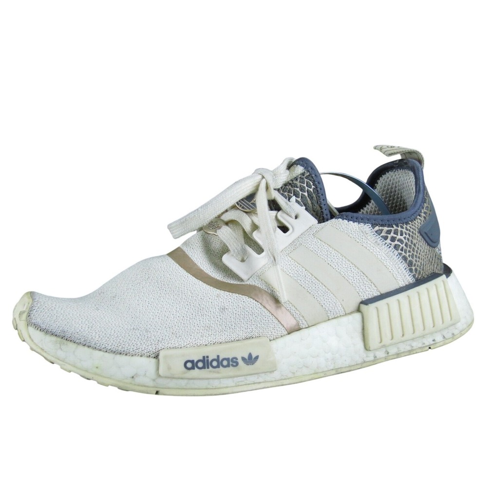 adidas Women's NMD R1 Sneaker Beige Fabric Sz 8.5 Medium Used 2025